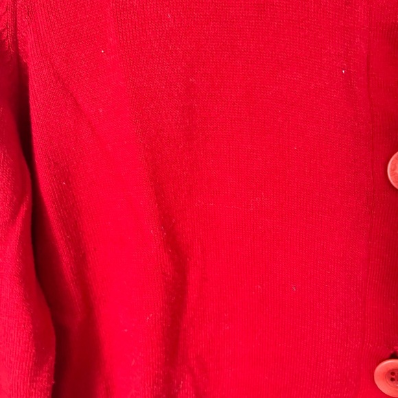 SEE BY CHLOÉ Red Button-down Cotton Cardigan - Picture 8 of 10
